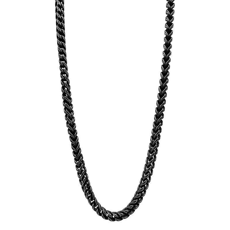 Adornia Mens Stainless Steel Franco Chain Necklace, Silver Tone Product Image