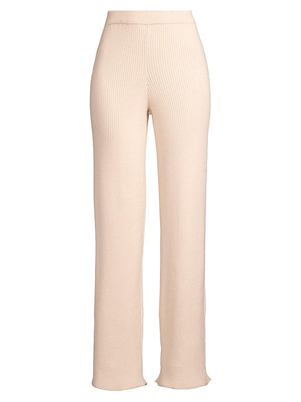 Womens Micah Cotton-Cashmere Lounge Pants Product Image