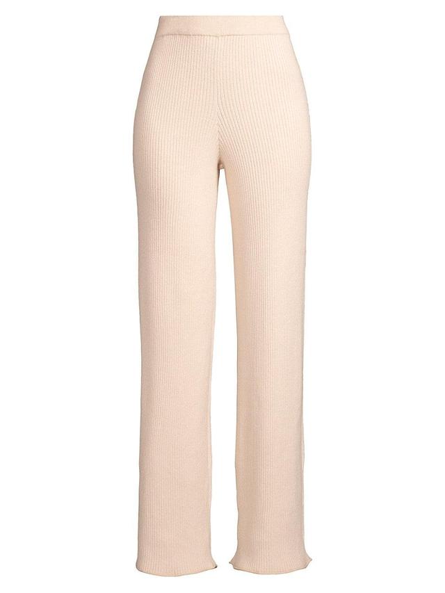 Womens Micah Cotton-Cashmere Lounge Pants Product Image