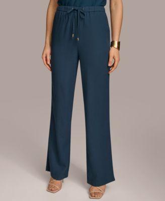 Women's Linen-Blend Drawstring Pants Product Image