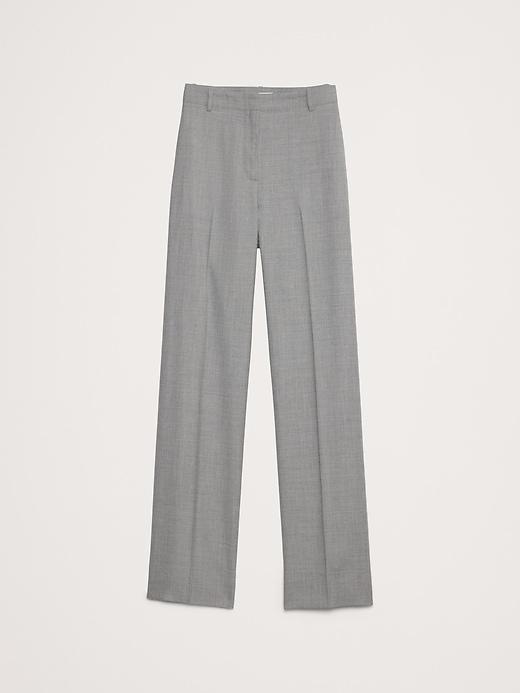 High-Rise Modern Straight Refined Pant Product Image