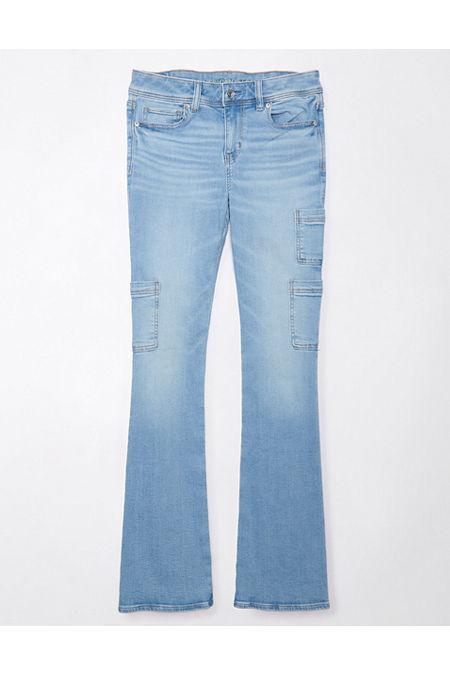 AE Stretch Low-Rise Kick Bootcut Jean Women's Product Image