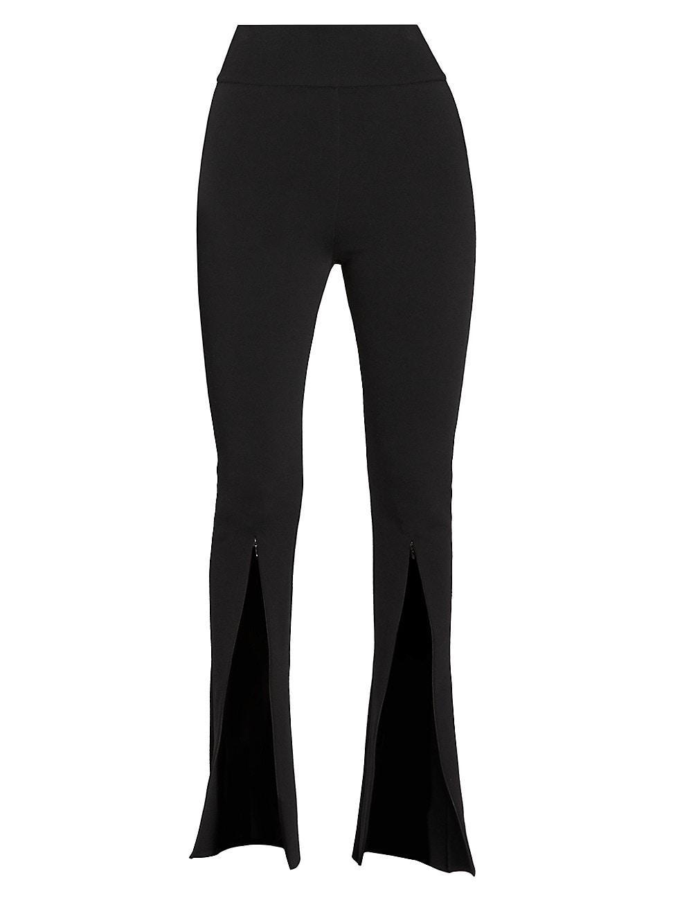 Womens Slit High-Waisted Leggings Product Image