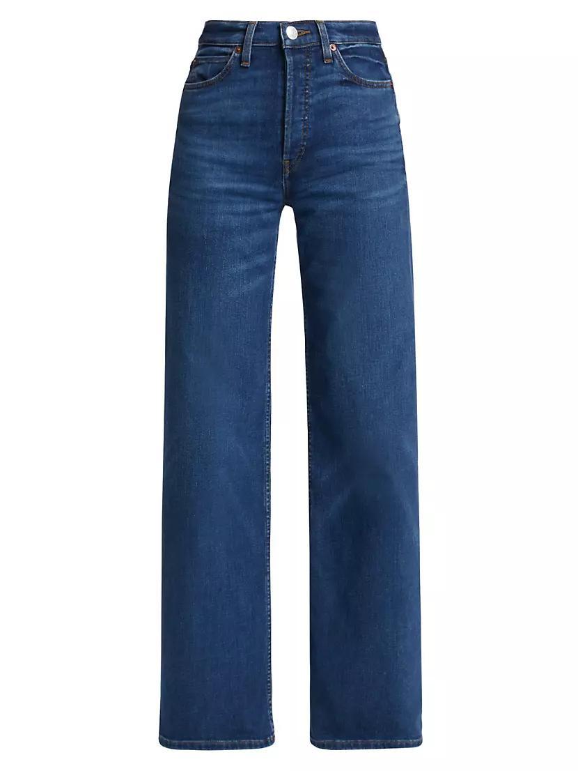 70s Ultra High-Rise Stretch Wide-Leg Jeans product image