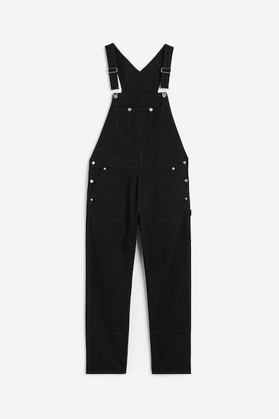 Carpenter Dungaree Overalls - Black / Black / MAN2788-01 Product Image