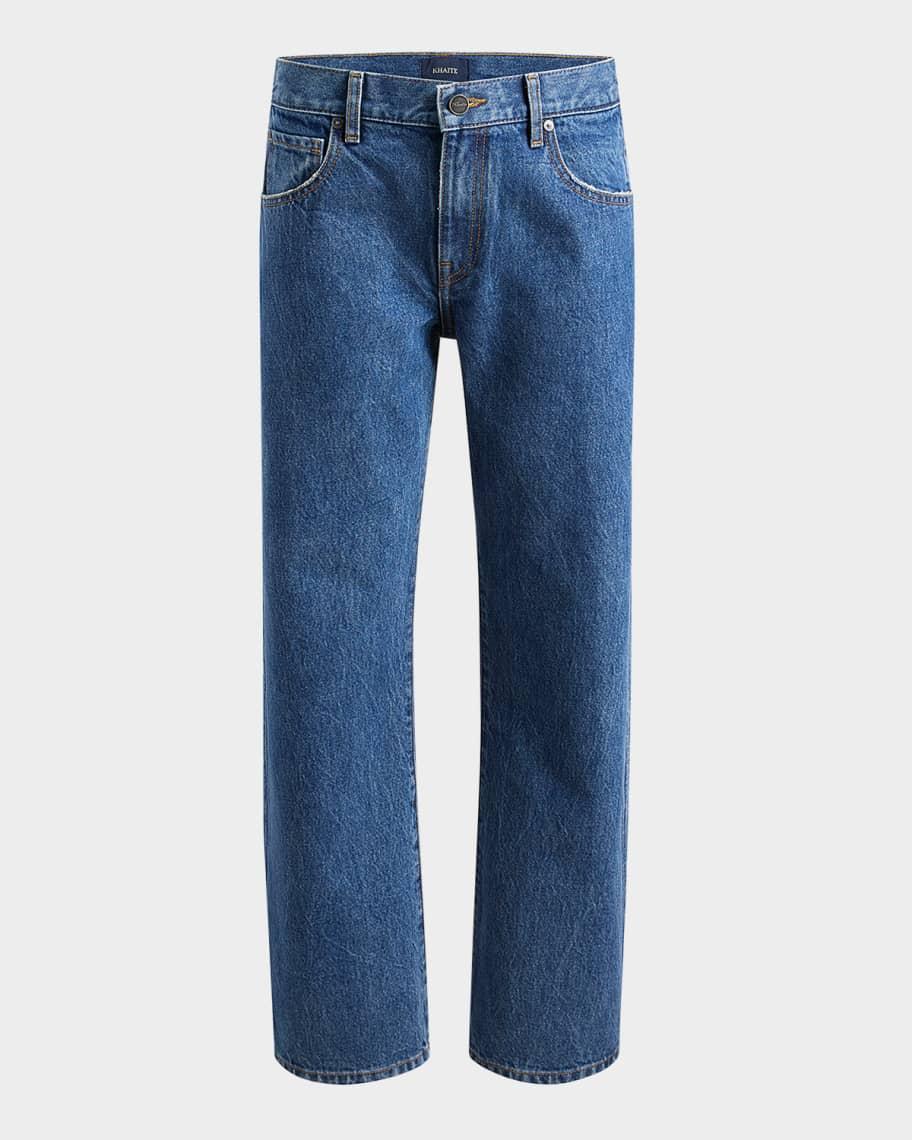 Kerrie Acid-Wash Straight-Leg Jeans product image