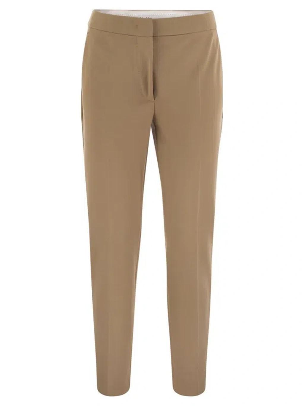 MAX MARA Pegno Slim Cut Trousers In Honey Product Image