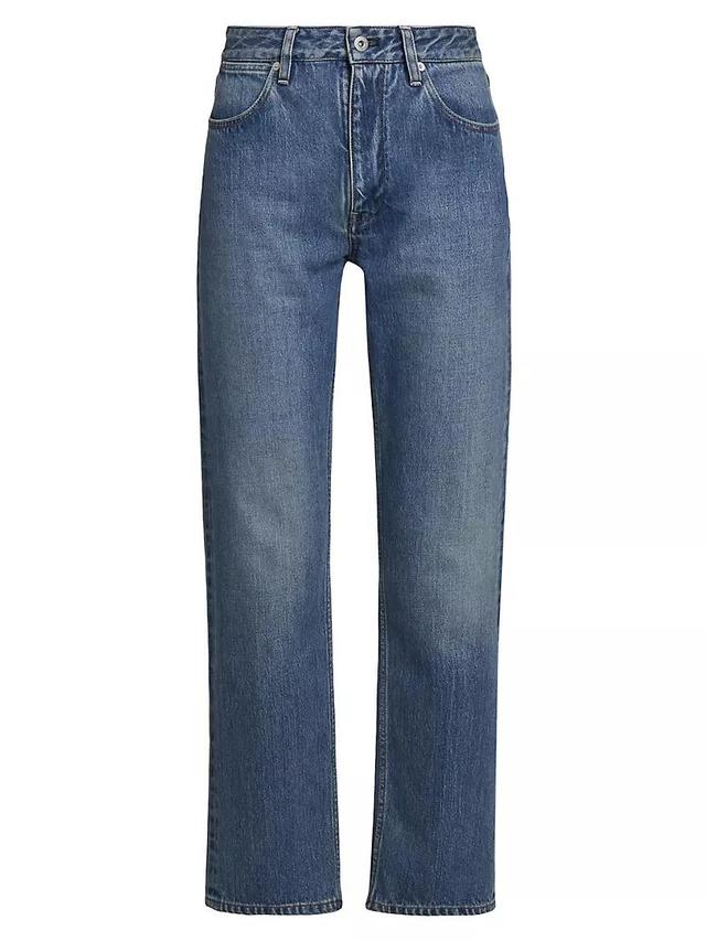 Slim-Fit Crop Jeans Product Image