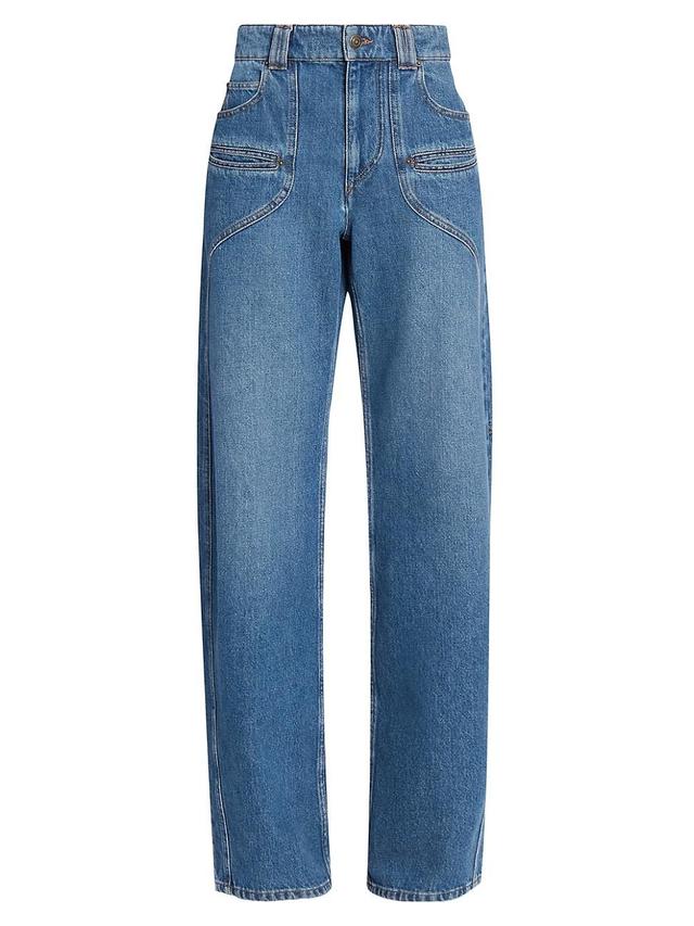 Womens Betiane Mid-Rise Slim Jeans Product Image