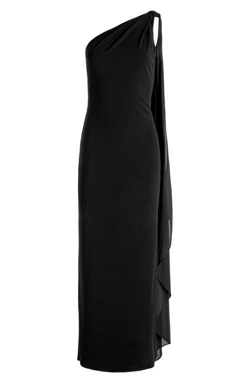 Anja One Shoulder Dress In Black Product Image