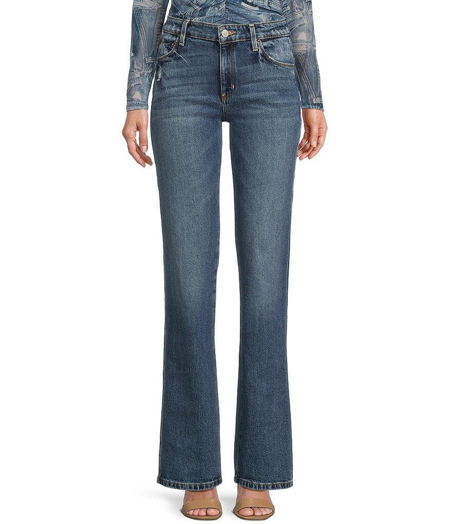 Guess Mid Rise Straight Jeans Product Image