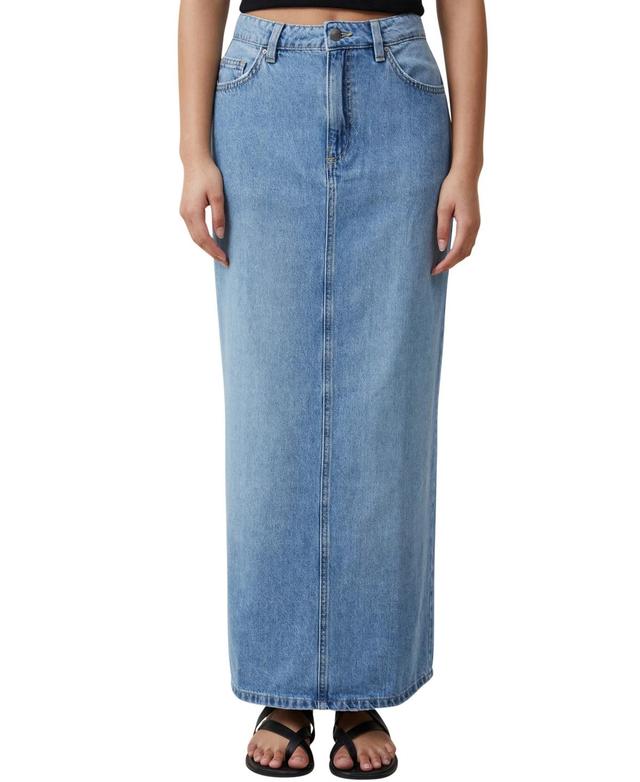 Cotton On Womens Blake Denim Maxi Skirt Product Image