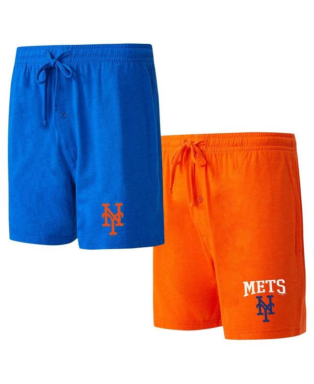 Mens Concepts Sport Royal New York Mets Two-Pack Meter Sleep Shorts - Royal Product Image