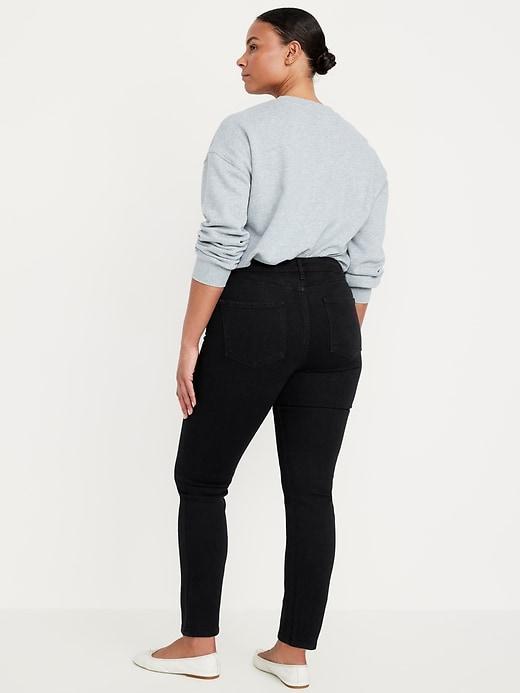 High-Waisted Wow Straight Ankle Jeans Product Image