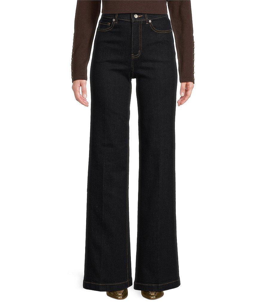 J.McLaughlin Lowden Stretch Denim Straight Leg Jeans Product Image