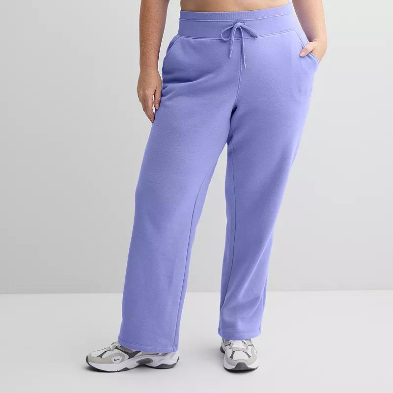 Plus Size Tek Gear Ultrasoft Fleece Pants, Womens Product Image