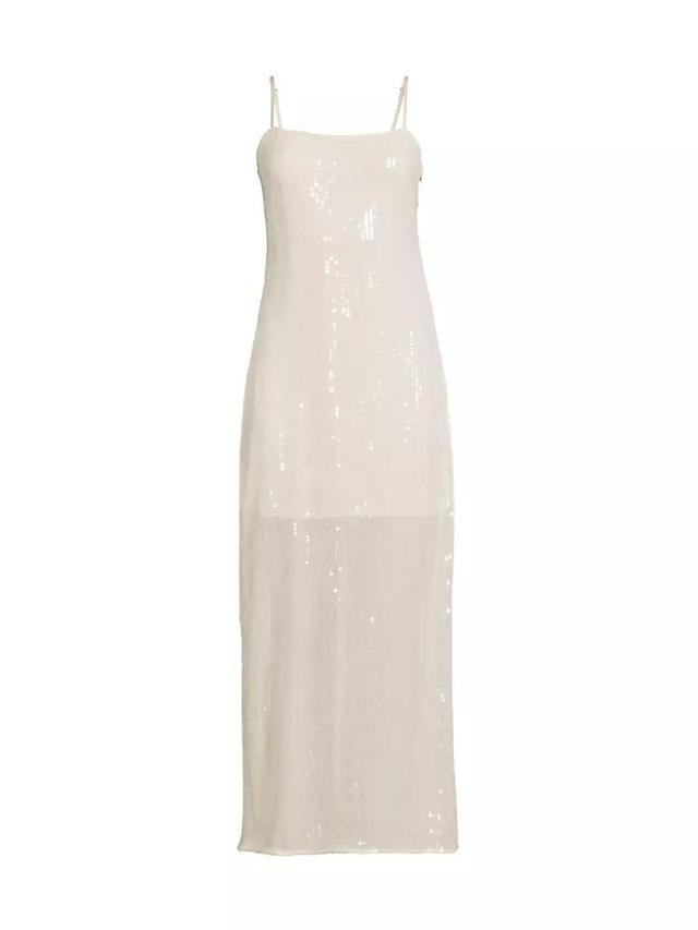 Sequined Mesh Slipdress Product Image