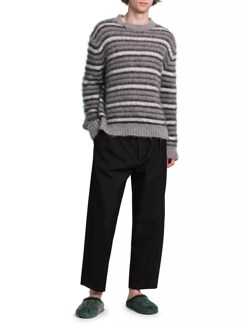 Fuzzy Wuzzy Brushed Stripe Sweater Product Image