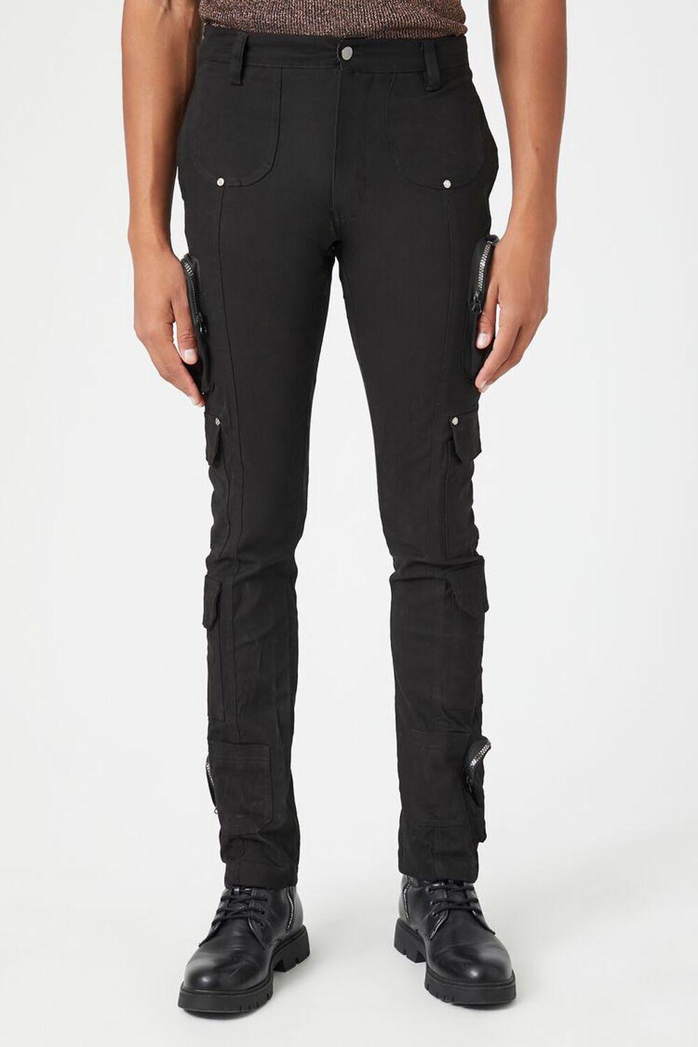 Slim-Fit 3D Pocket Pants | Forever 21 Product Image