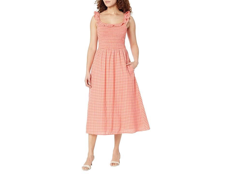 Carve Designs Indie Dress (Grapefruit Harris Stripe) Women's Clothing Product Image