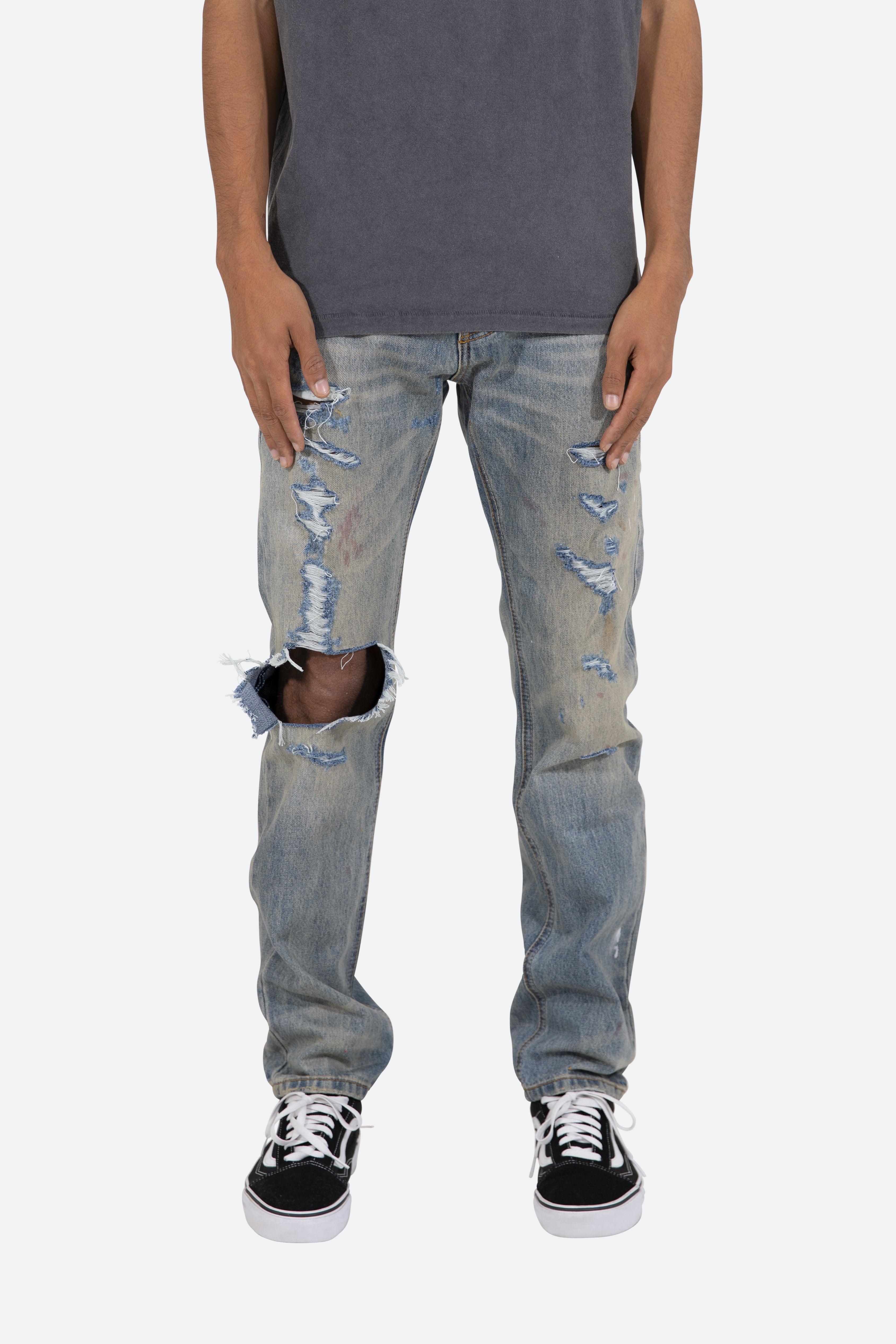 D401 Straight Denim - Blue Product Image