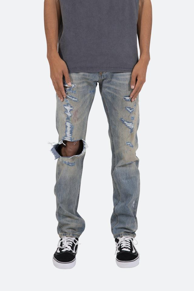 D401 Straight Denim - Blue Product Image