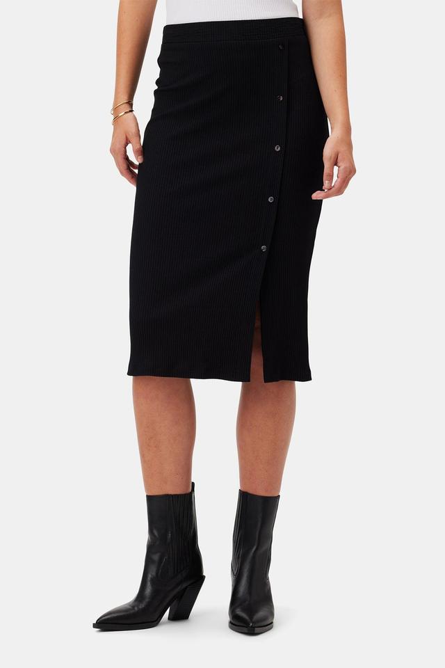 Gadot Paris Rib Skirt - Black - ReAmour Product Image