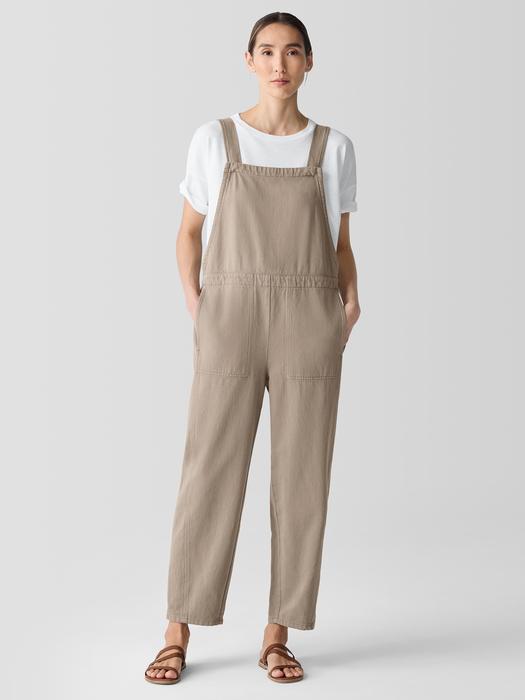 Garment-Dyed Utility Organic Cotton Overalls Product Image