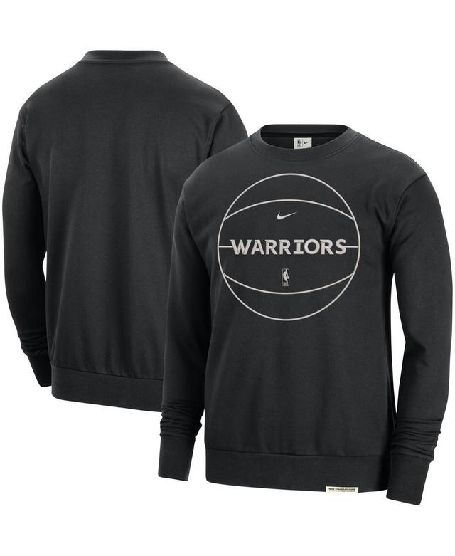 Mens Nike Black Golden State Warriors 2023/24 Authentic Standard Issue Travel Performance Pullover Sweatshirt Product Image