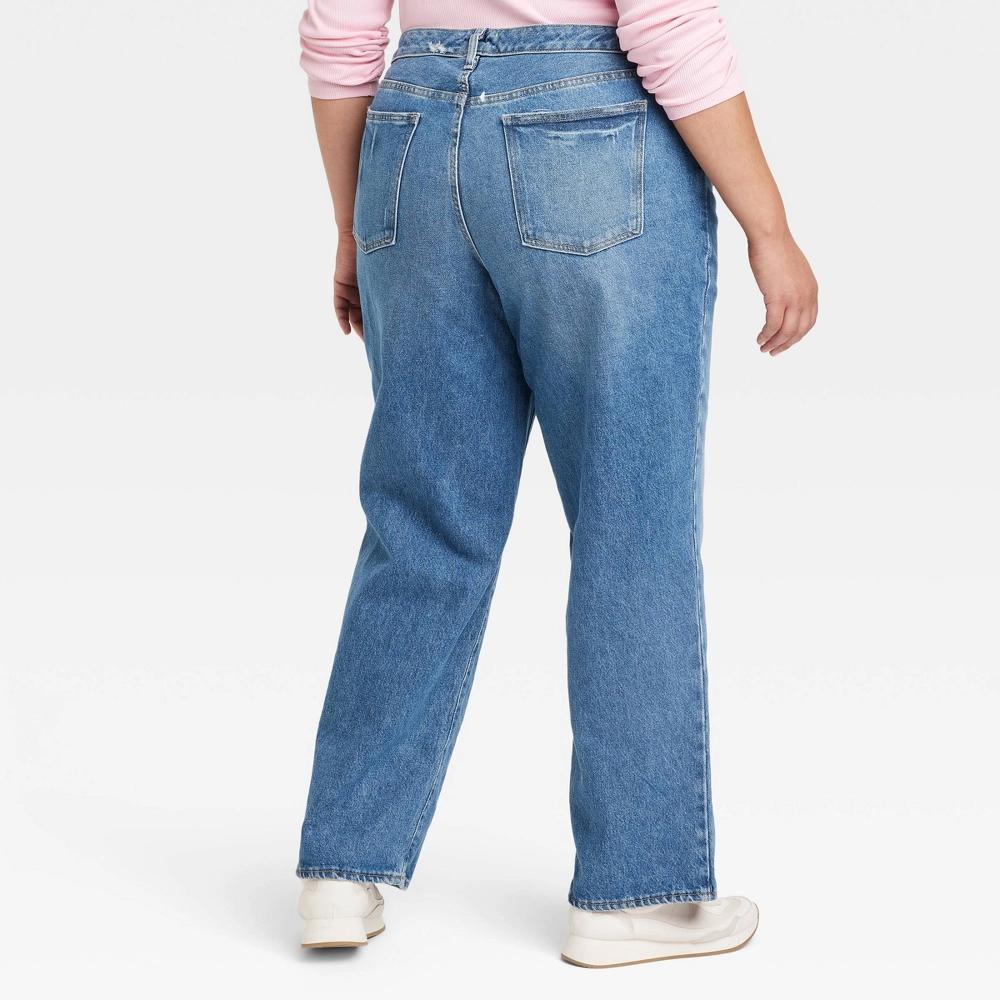 Women's Mid-Rise 90's Baggy Jeans - Universal Thread™ Medium Wash 22 Product Image