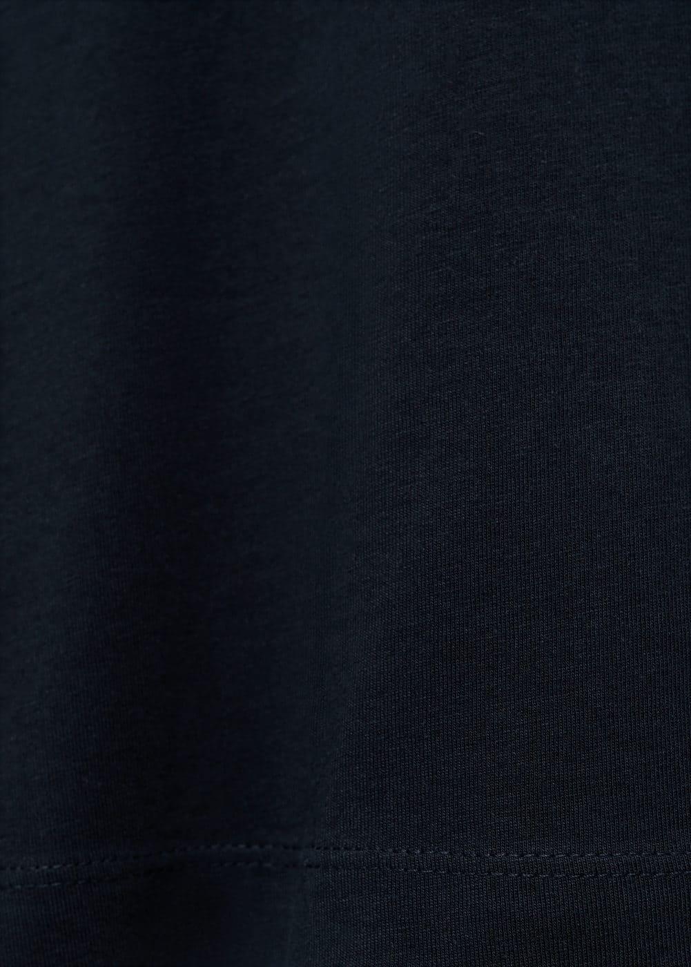 MANGO MAN - Basic cotton stretch T-shirt dark navyMen Product Image