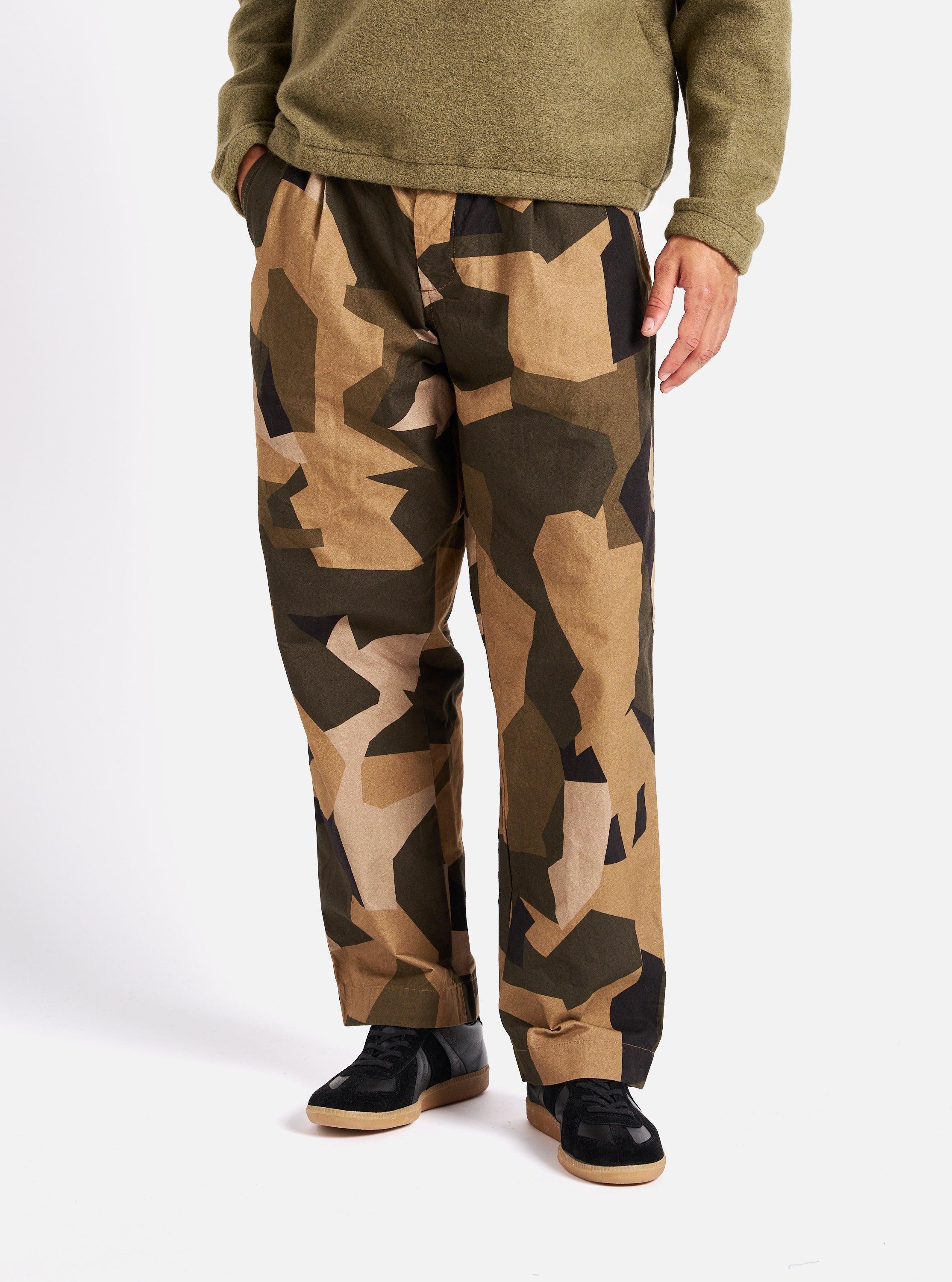 Universal Works Duke Pant in Brown Swedish Camo Product Image