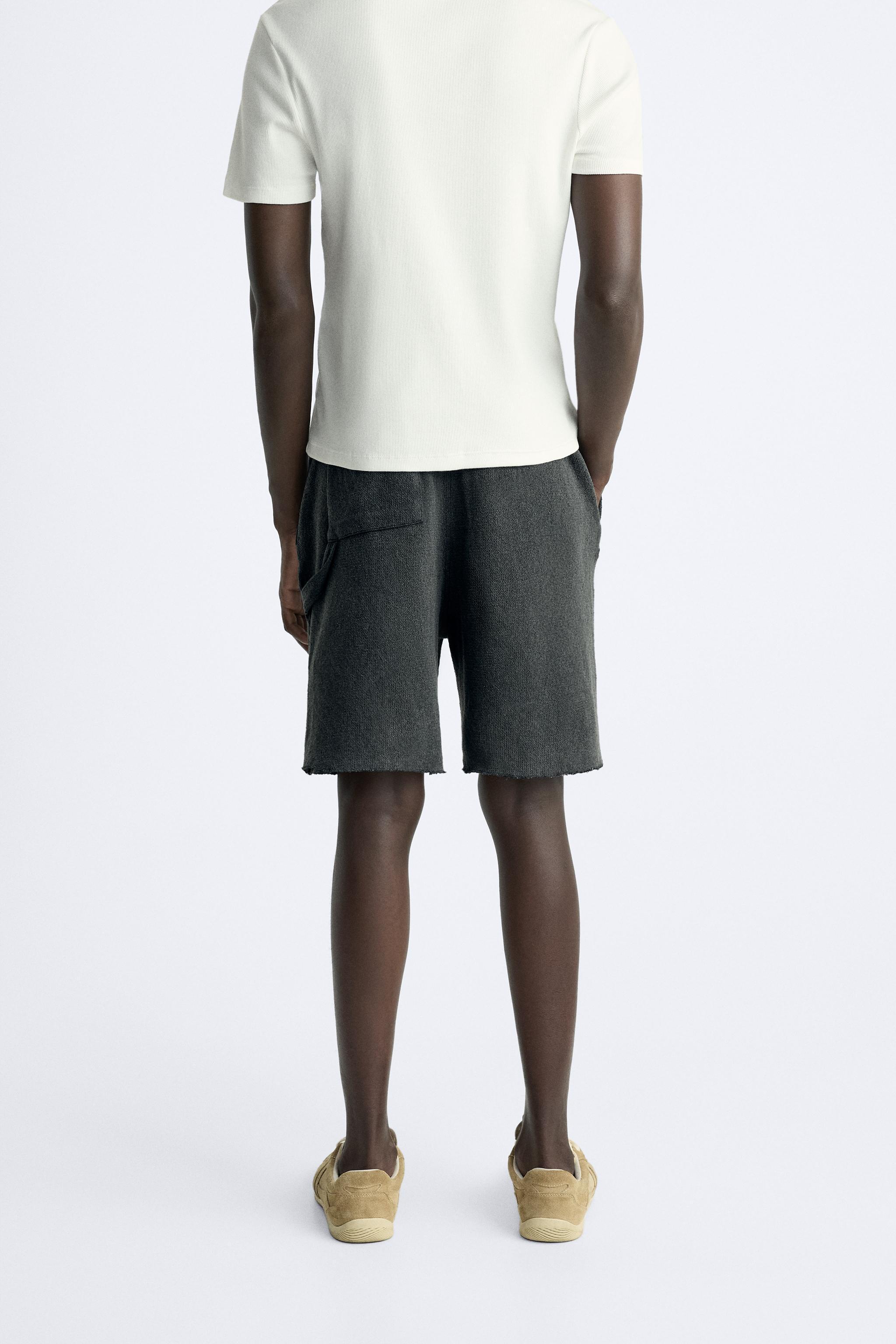 WASHED KNIT SHORTS Product Image