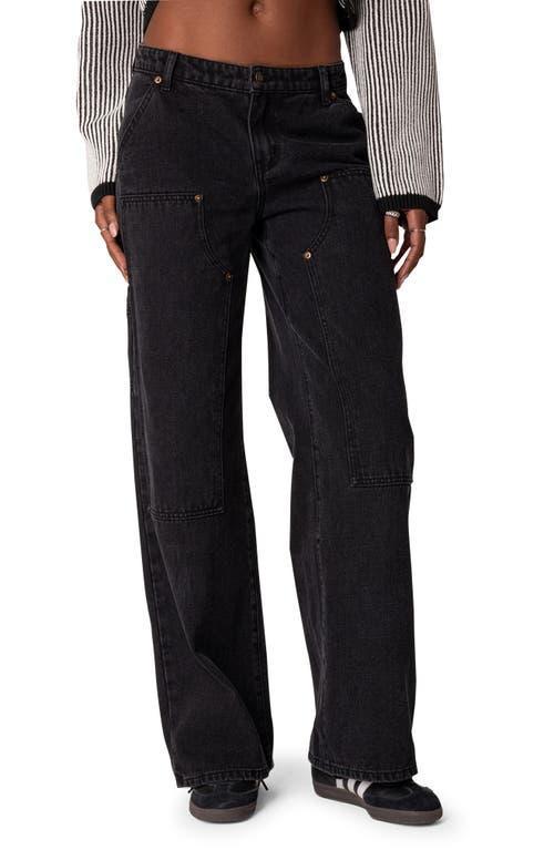 Edikted Ayla Low Rise Carpenter Jeans Product Image