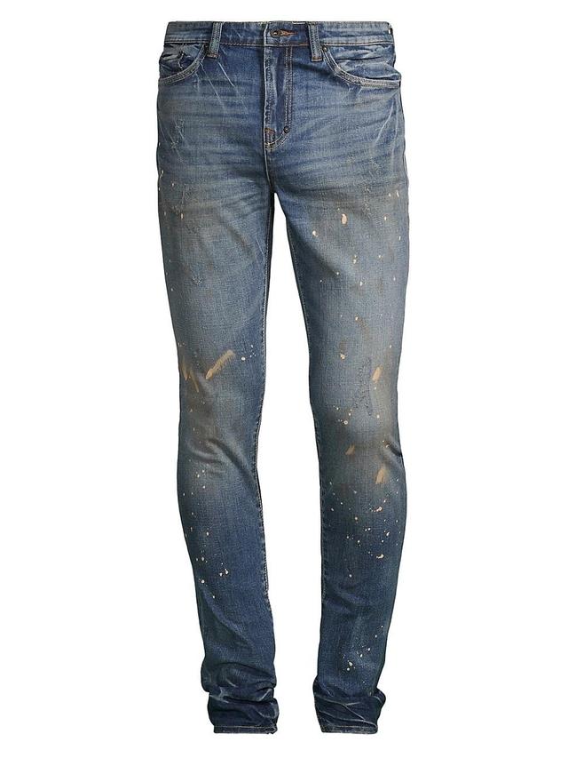 Mens Cayenne Distressed Stretch Super Skinny Jeans Product Image