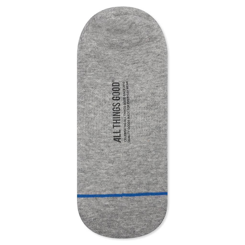 Classic No Show Sock - Heather Grey Male Product Image