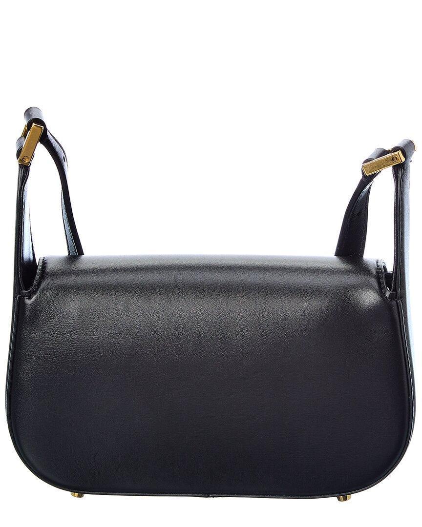 VALENTINO GARAVANI Valentino Vlogo Chain Small Leather Shoulder Bag In Black Product Image