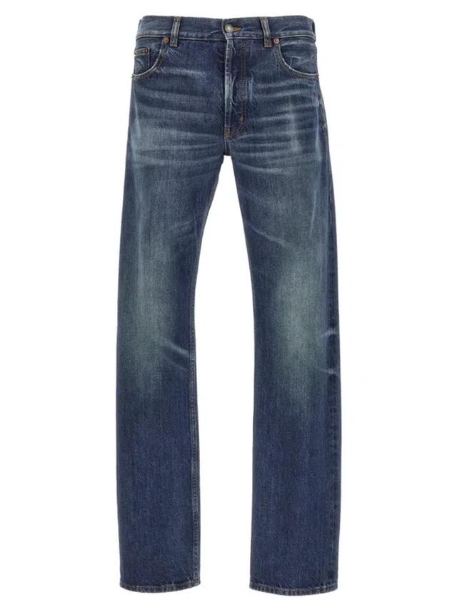 Blue Denim Jeans Product Image