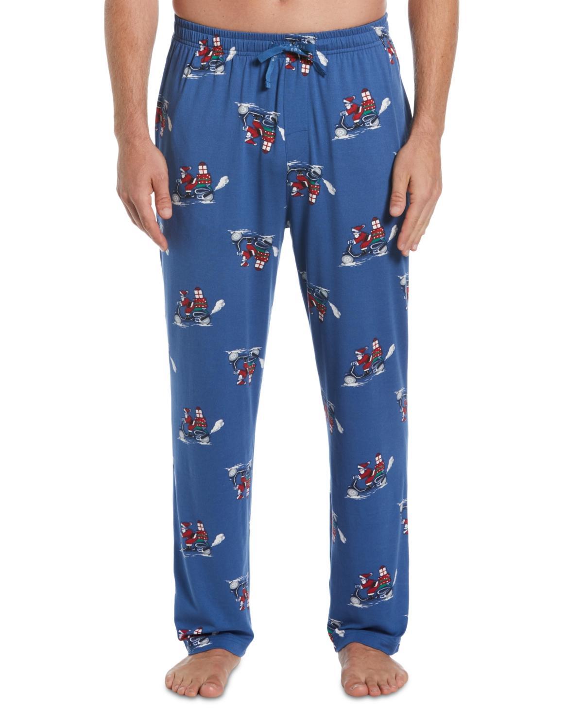 Perry Ellis Portfolio Mens Deluxe Touch Knit Printed Pajama Pant Product Image