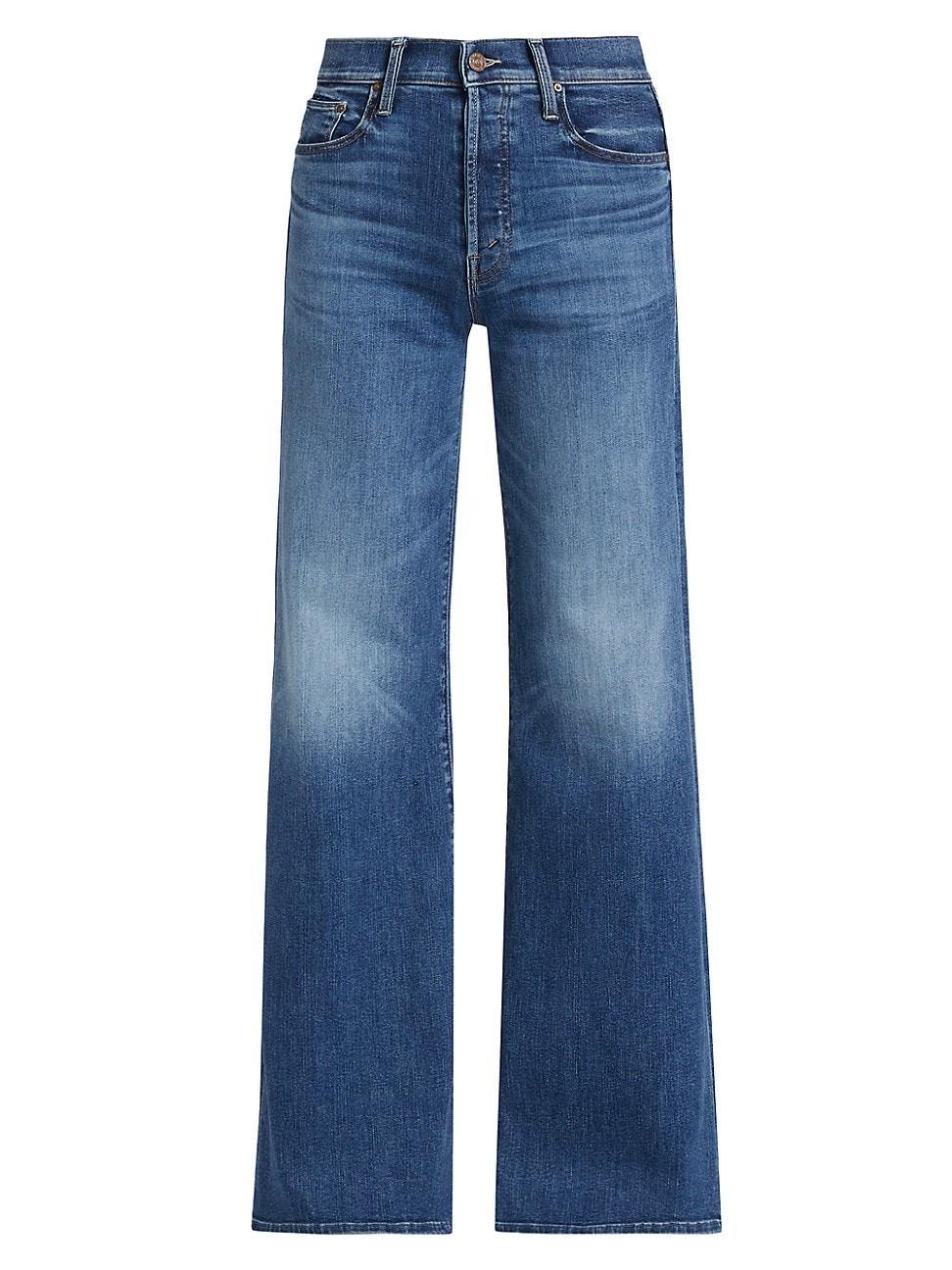 Womens The Tomcat Roller Sneak Wide-Leg Jeans Product Image