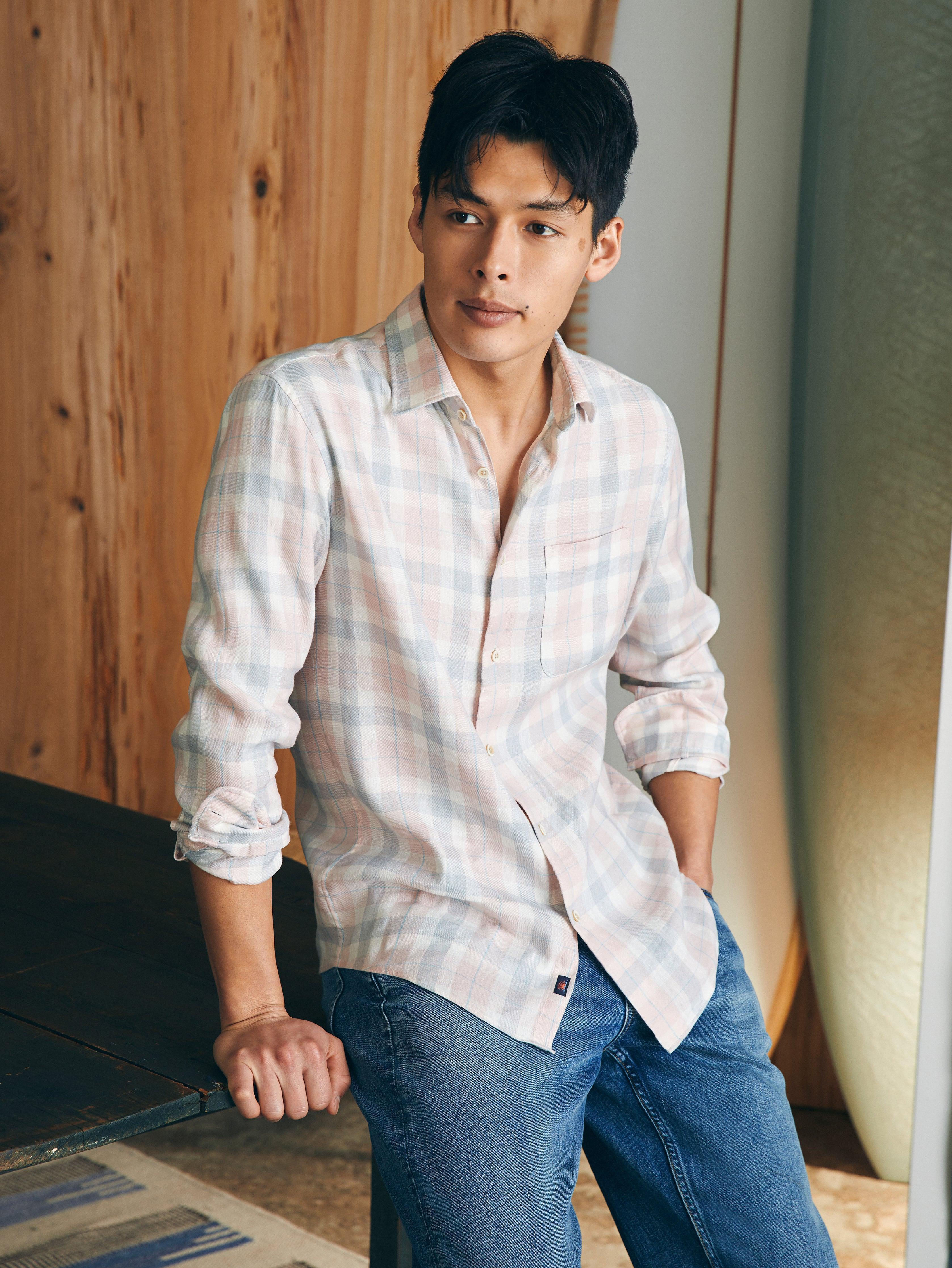 Weekend Blend Shirt - Mauve Field Plaid Product Image