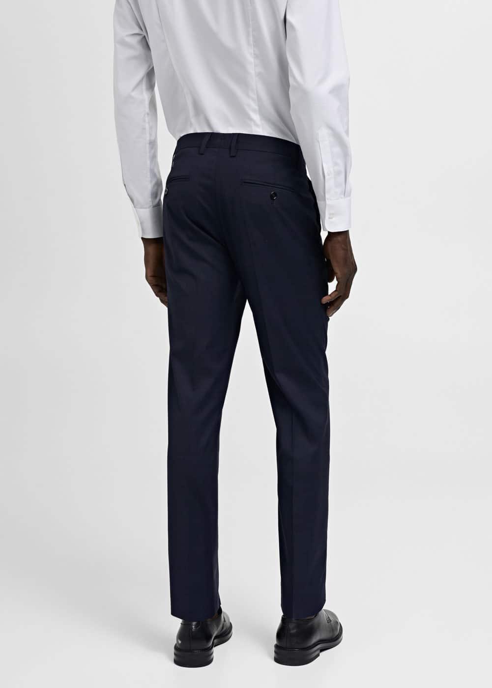 Mango Mens Stretch Fabric Suit Pants Product Image