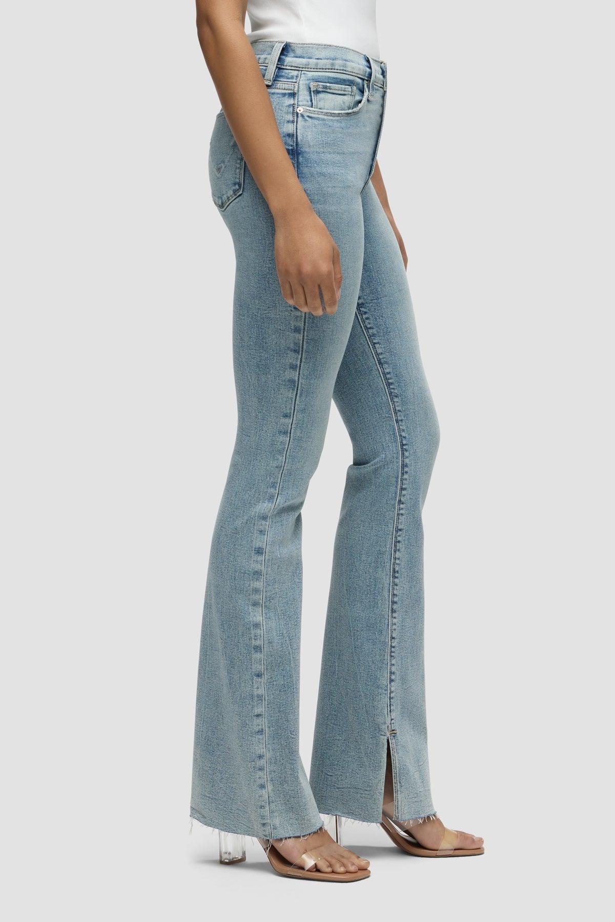 Barbara High-Rise Bootcut Jean w/ Slit Hem Female Product Image