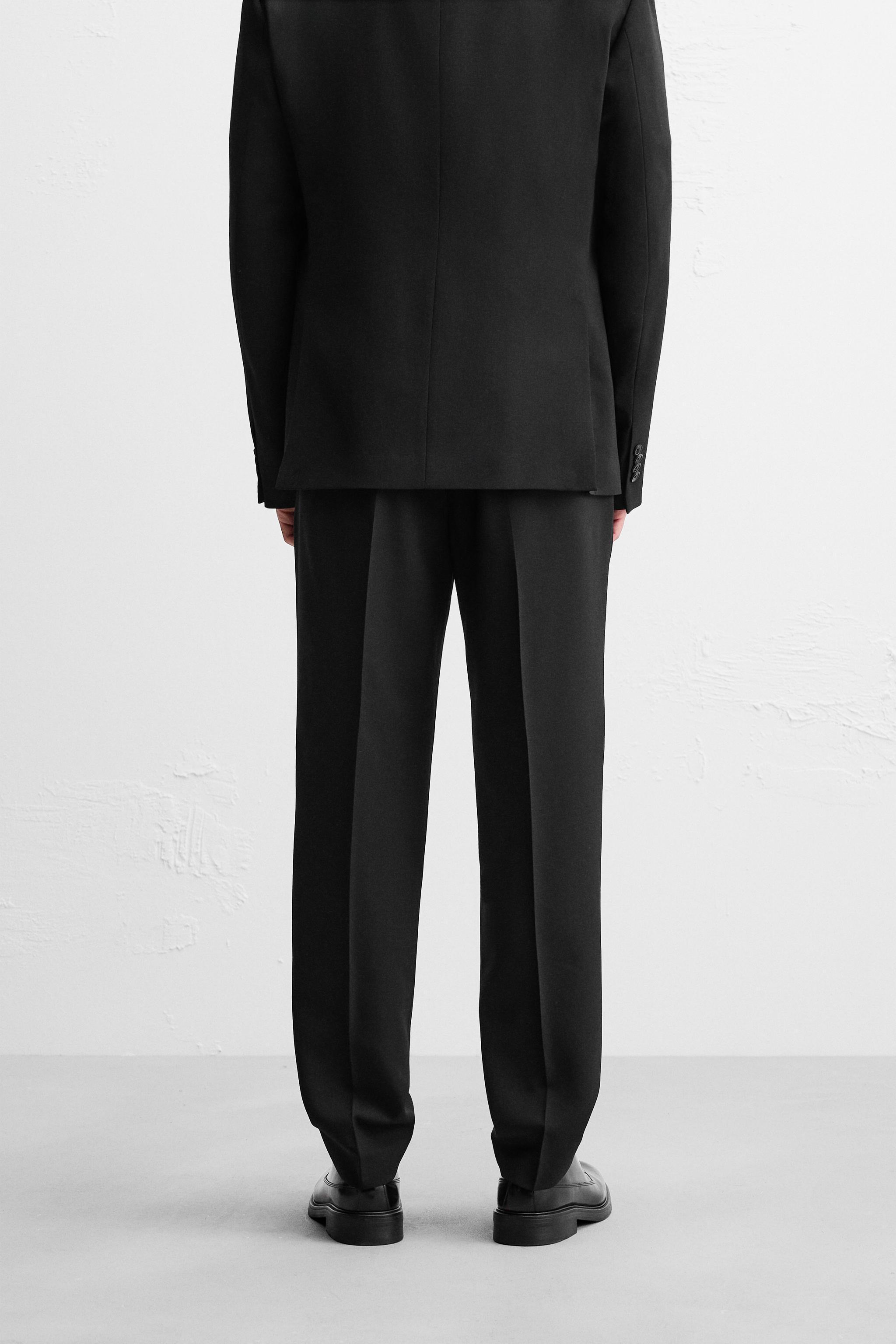 WOOL BLEND SUIT PANTS Product Image