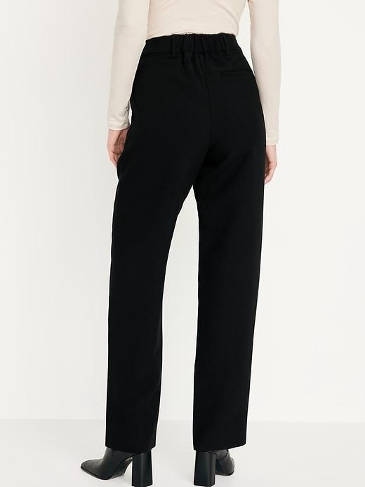 Extra High-Waisted Taylor Trouser Straight Pants Product Image