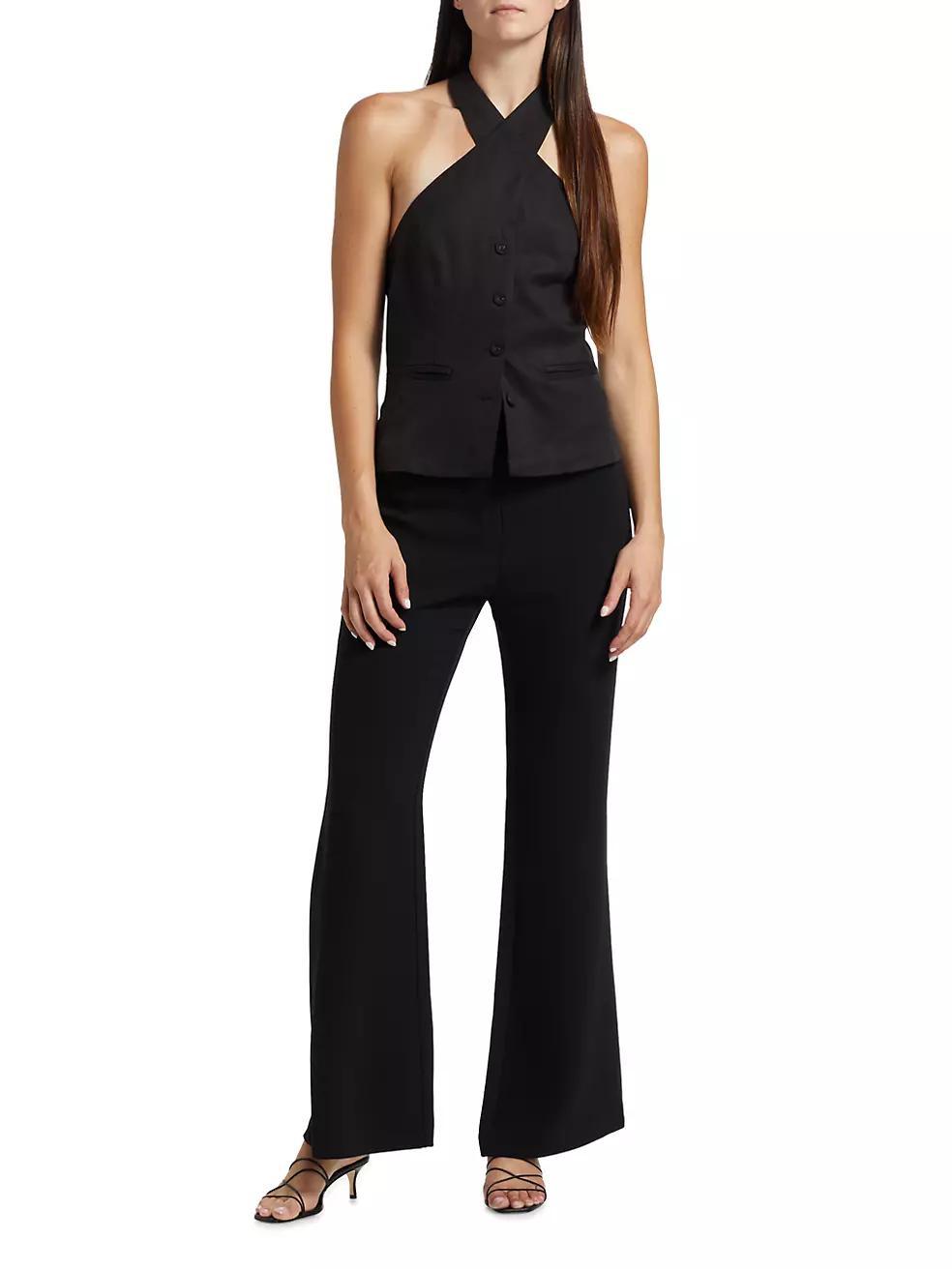 Cameron Crepe Flared Pants Product Image