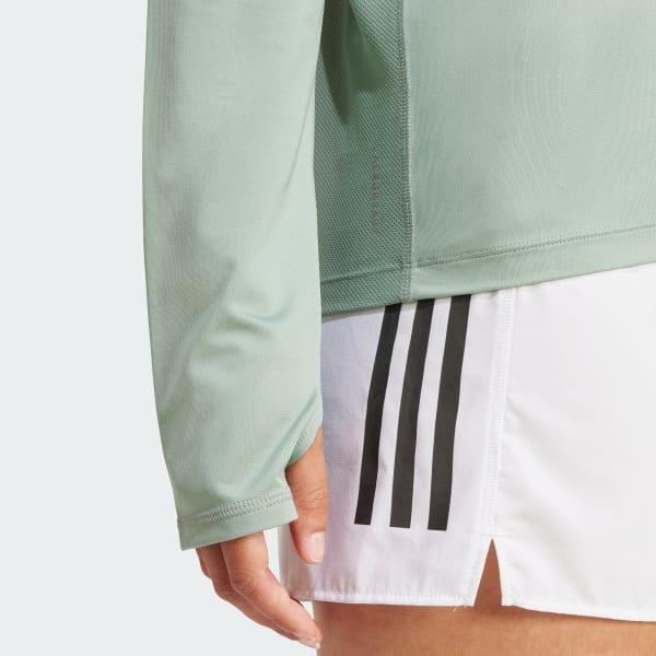 adidas Own the Run Half-Zip Jacket Warm Clay L Womens Product Image