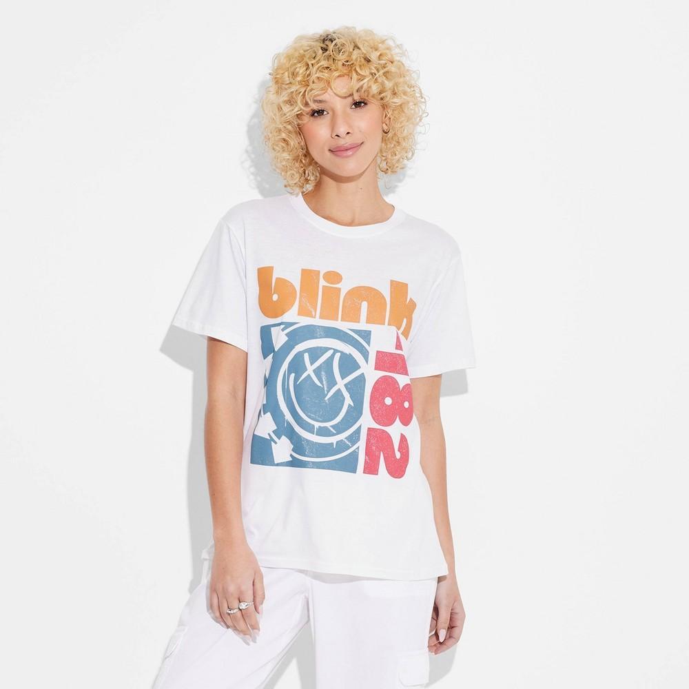 Womens Blink 182 Short Sleeve Graphic T-Shirt Product Image