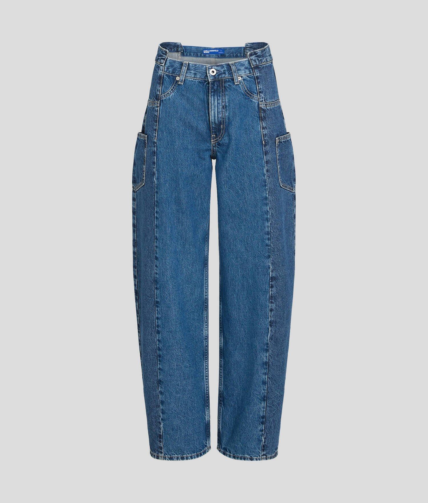 KLJ DECONSTRUCTED MID-RISE BAGGY JEANS Product Image