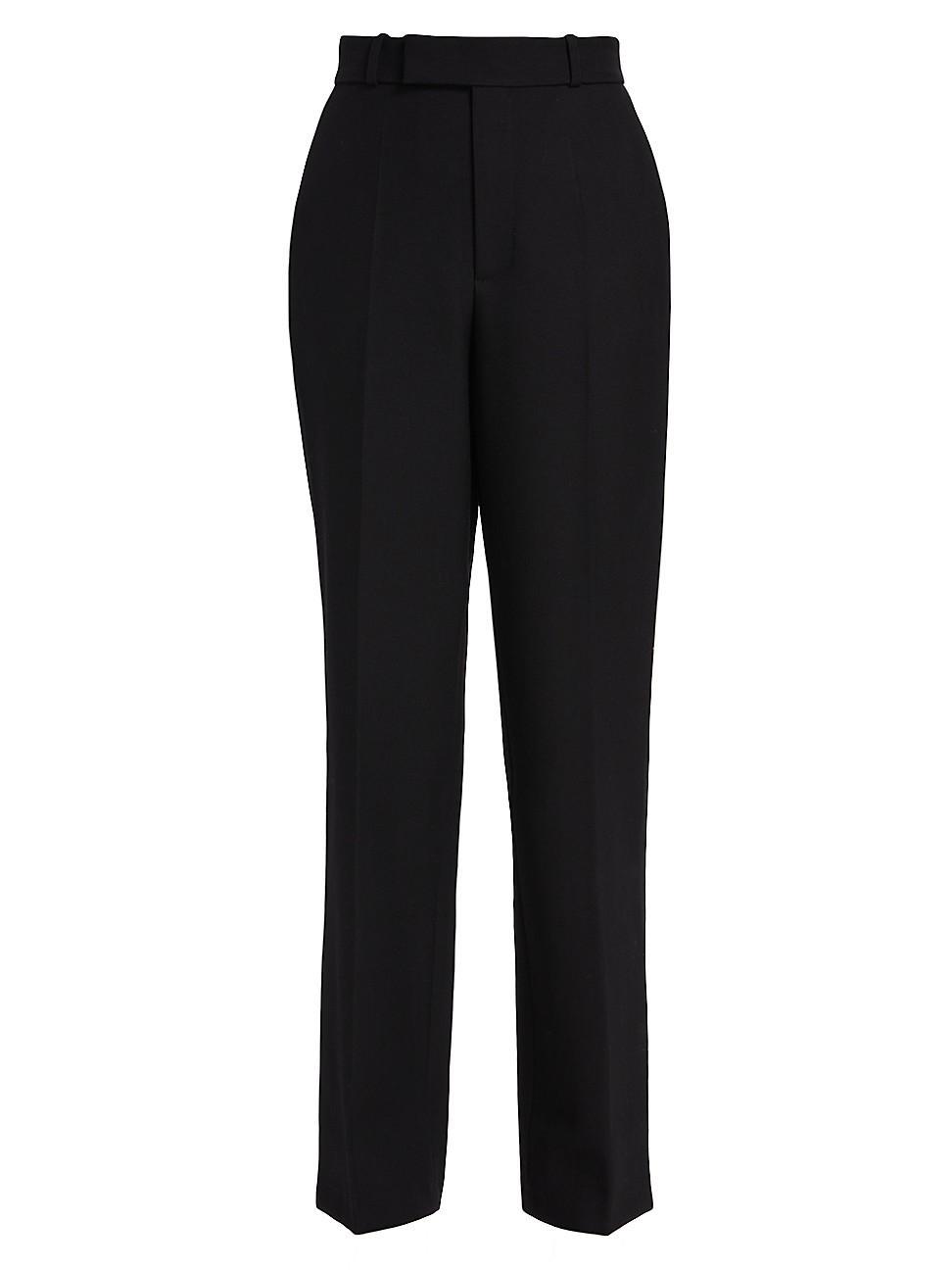 Womens Straight-Leg Tailored Trousers Product Image